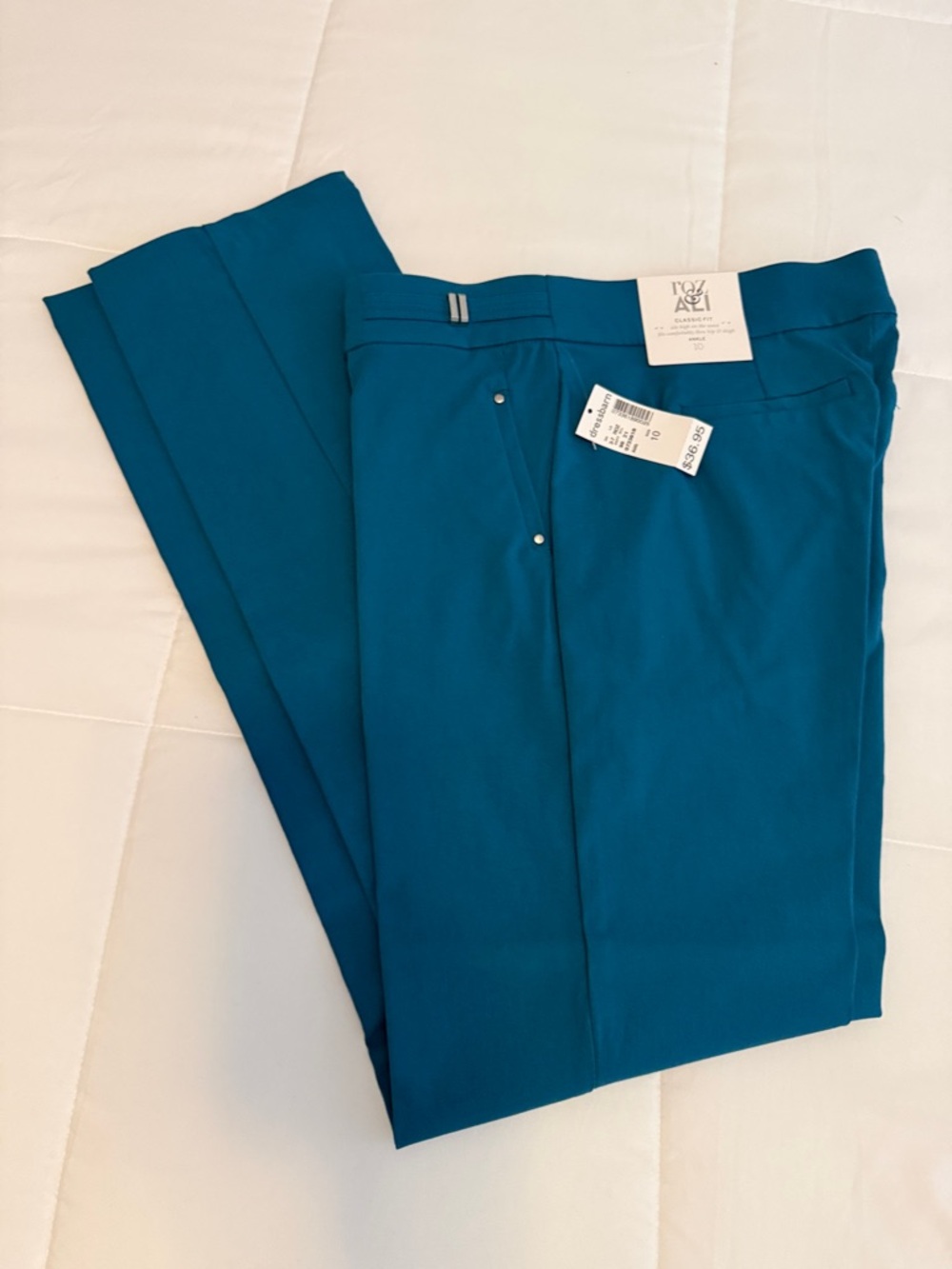 NWT Dressbarn Women’s Teal Dress Pants